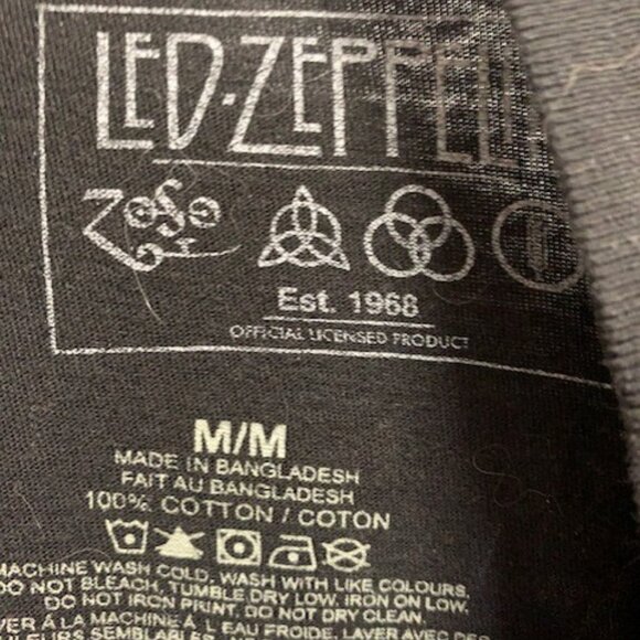LED ZEPPLIN CONCERT BAND TEE - Picture 2 of 2
